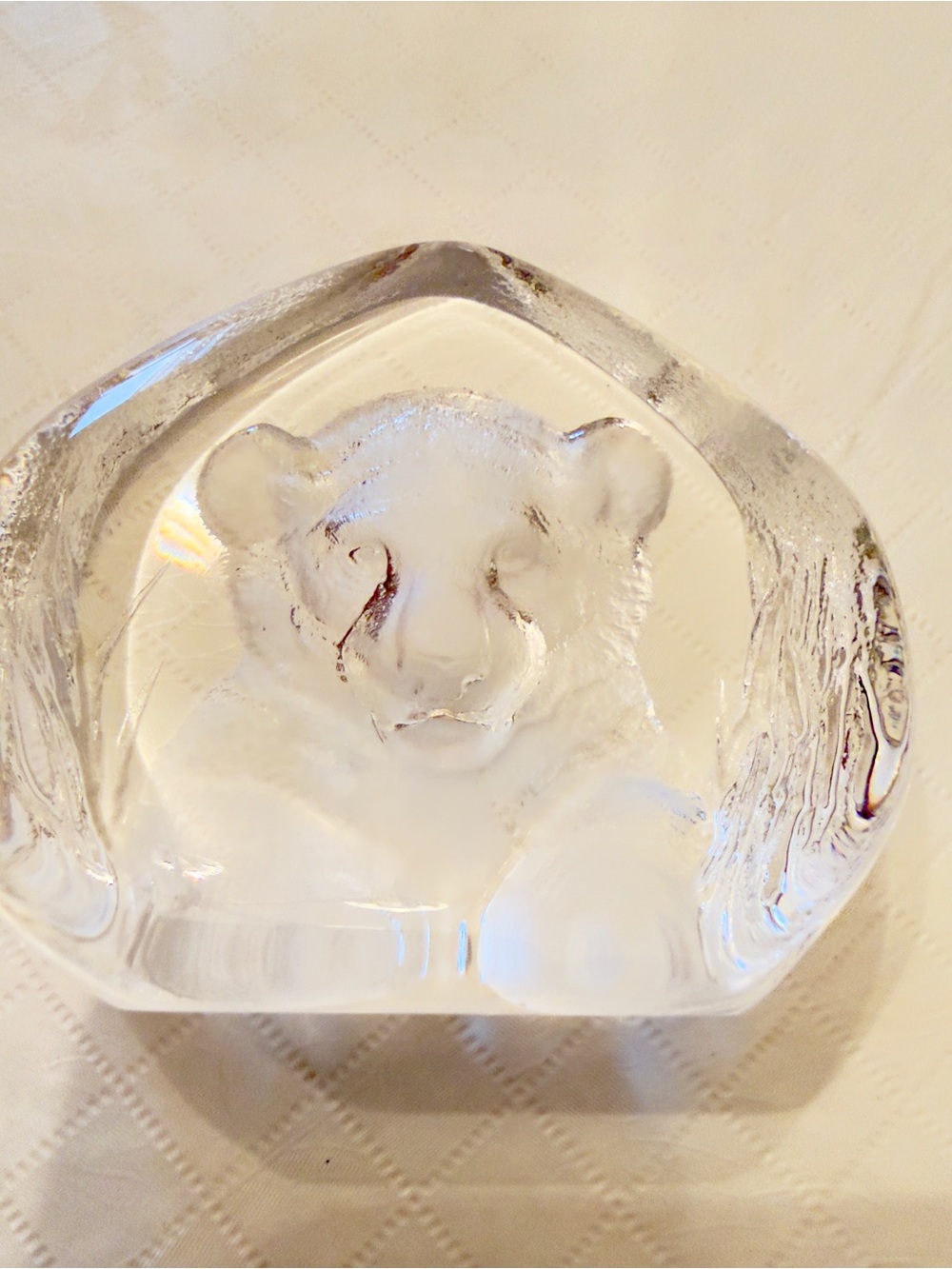 Vintage Mats Jonasson Full Lead
CrystalLion Cub Sculpture
Paperweight